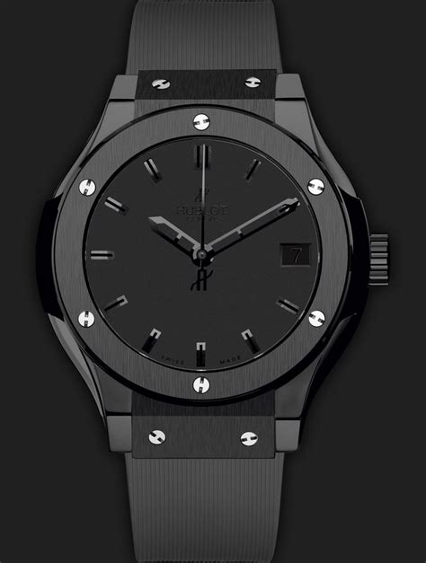 hublot classic fusion all black blue replica|hublot geneve classic fusion automatic.